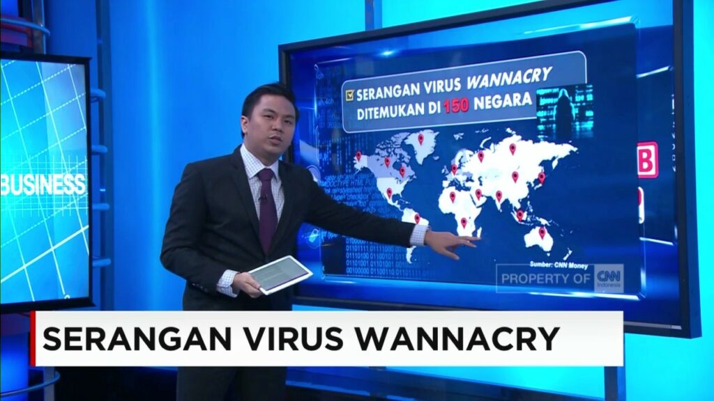 Berita Serangan Virus Wannacry oleh CNN Indonesia